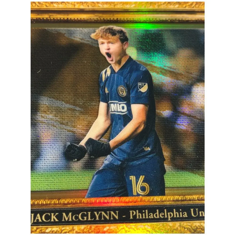 2022 Topps Finest MLS PITCHuresque Gold Refractor #P-7 Jack McGlynn /50 PSA 10